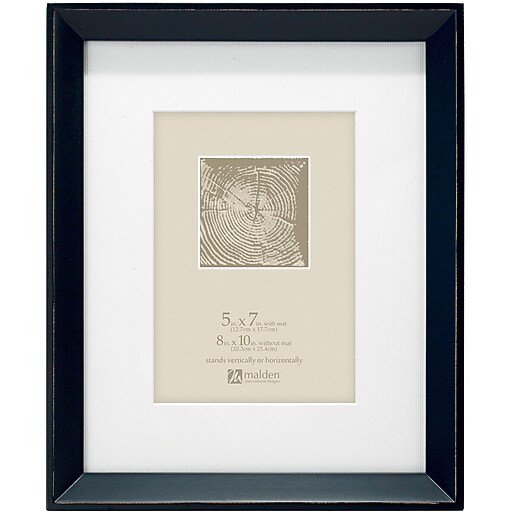Malden Angle Black 5x7 Frame at Staples