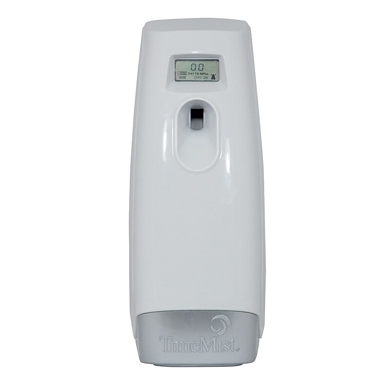 TimeMist Plus Metered Aerosol Fragrance Dispenser, 3.4 X 3.4 X 8 1/4, White image 1