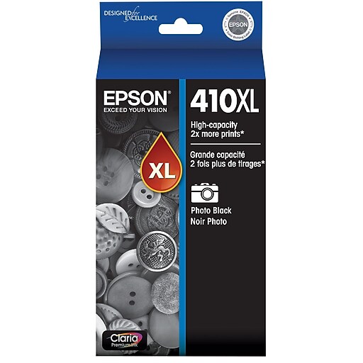 Epson 410XL Photo Black Ink Cartridge, High Capacity(T410XL120) at Staples