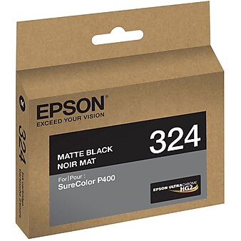 Epson T324 Ultrachrome Black Matte Standard Yield Ink Cartridge
