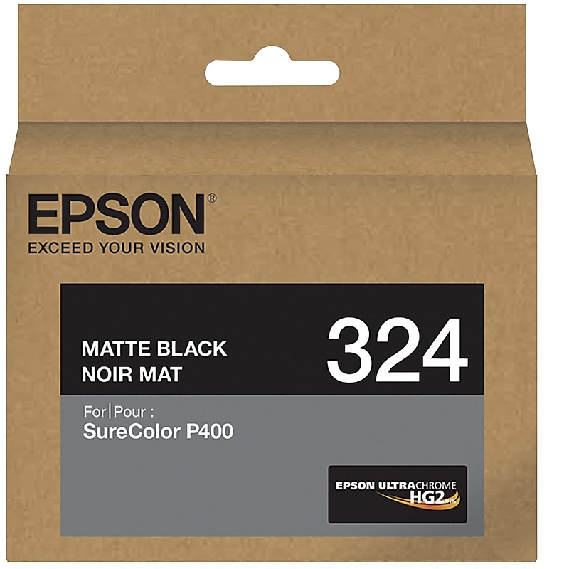 Epson T324 Ultrachrome Black Matte Standard Yield Ink Cartridge image 1