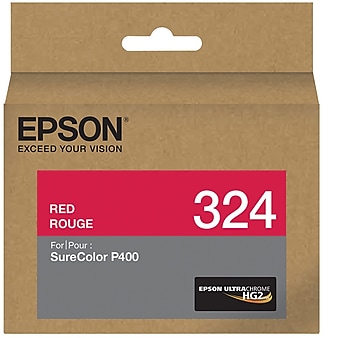 Epson T324 Ultrachrome Red Standard Yield Ink Cartridge