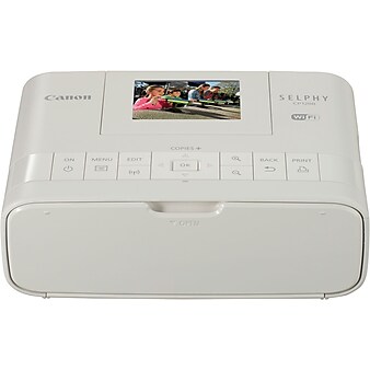 Canon SELPHY CP1200 Wireless Compact Single-Function Color Inkjet Photo Printer White (0600C001)