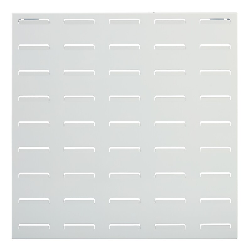 Staples 15" x 15" Pegboard 1-Sided Wall Panels, White, Each (29486) image 1