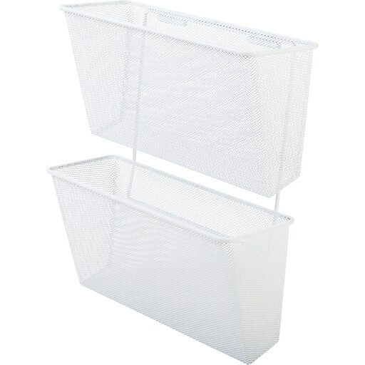 Staples® Wall Files, Hanging White Mesh Staples