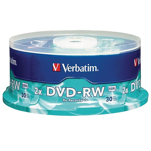 Verbatim 95179 4x DVDRW, Silver Staples