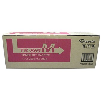 Kyocera TK-869M Magenta Standard Yield Toner Cartridge