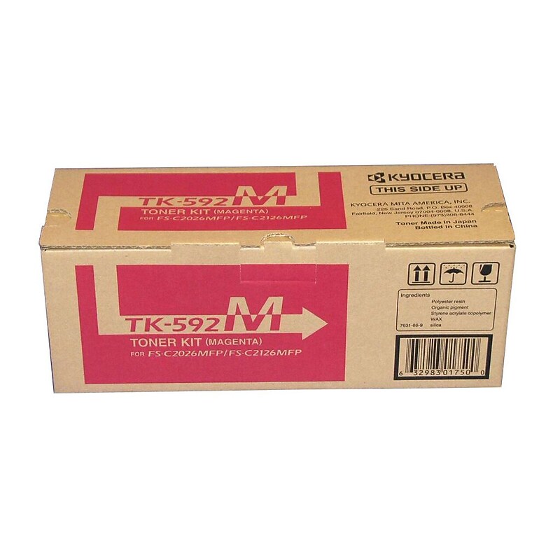 Kyocera TK-592M Magenta Standard Yield Toner Cartridge image 1