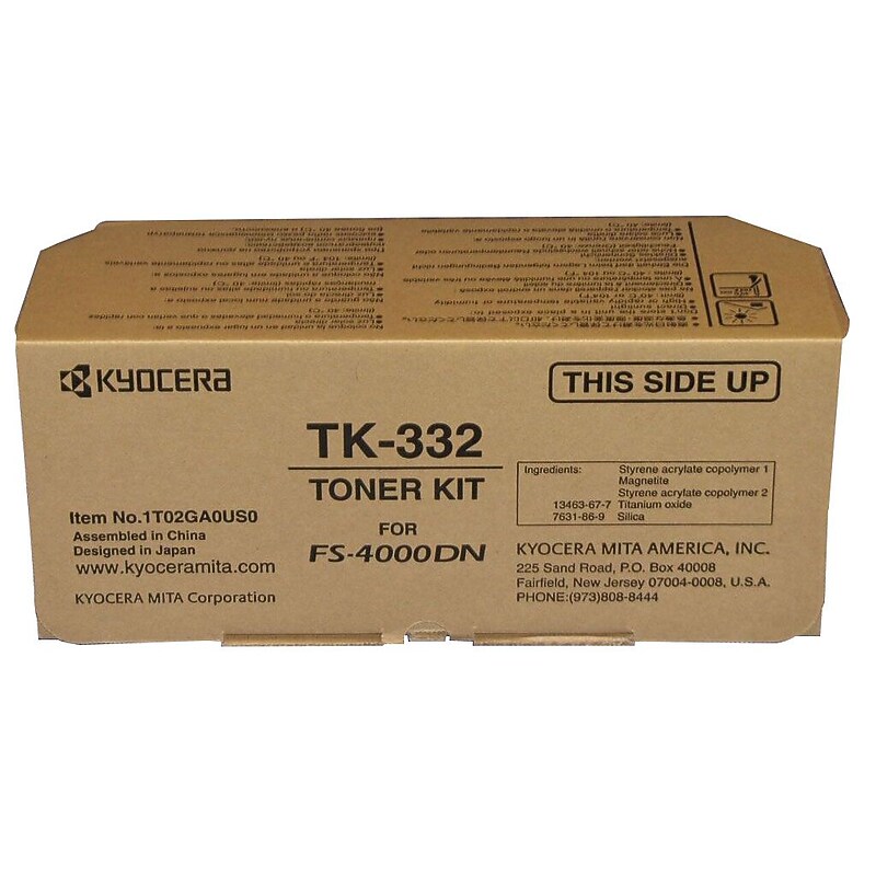 Kyocera TK-332 Black Standard Yield Toner Cartridge image 1