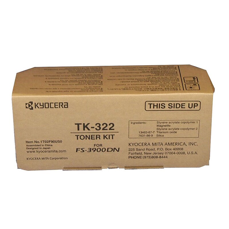 Kyocera TK-322 Black Standard Yield Toner Cartridge image 1