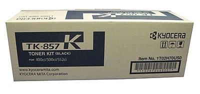 Kyocera TK-857K Black Standard Yield Toner Cartridge Sansujyuku sansujyuku.com