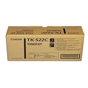 Kyocera TK-522C Cyan Standard Yield Toner Cartridge