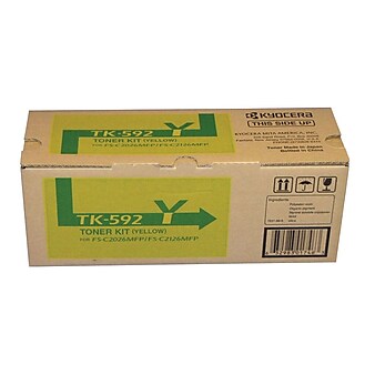 Kyocera TK-592Y Yellow Standard Yield Toner Cartridge