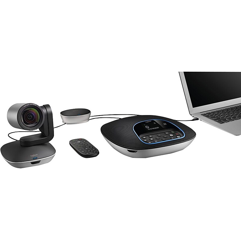 Logitech Group Video Conferencing System, High Definition, Black (960-001054) image 1