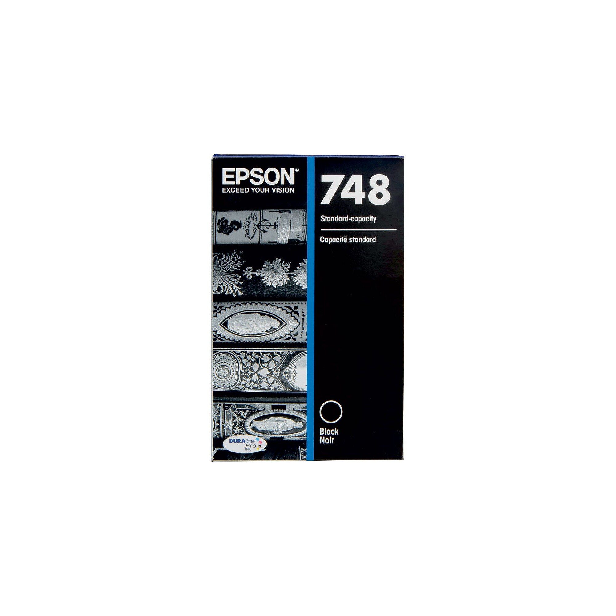 Epson T748 Black Standard Yield Ink Cartridge Sansujyuku sansujyuku.com