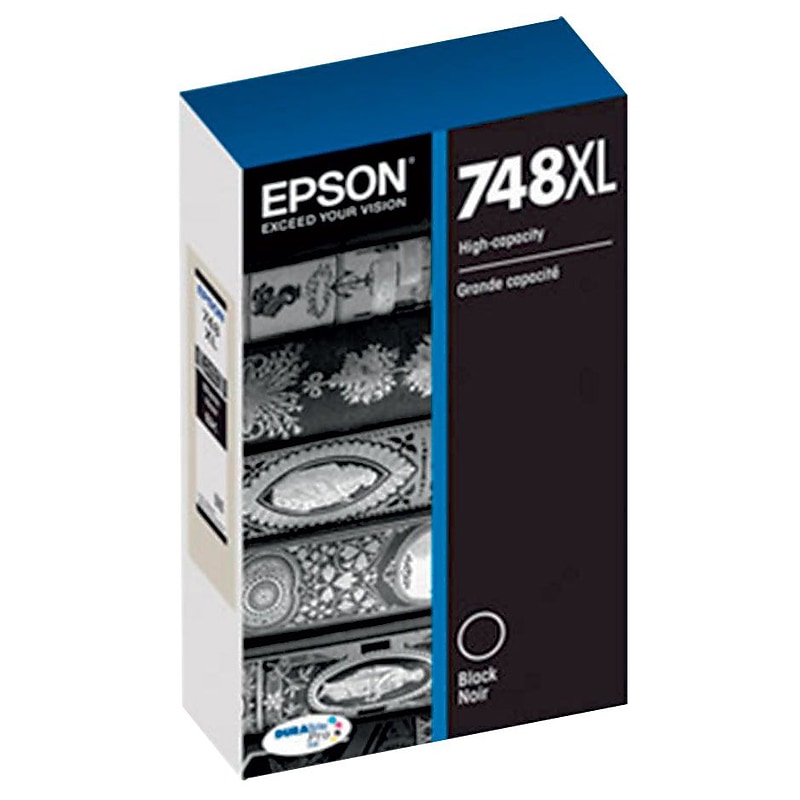 Epson 748XL Black High Yield Ink Cartridge image 1
