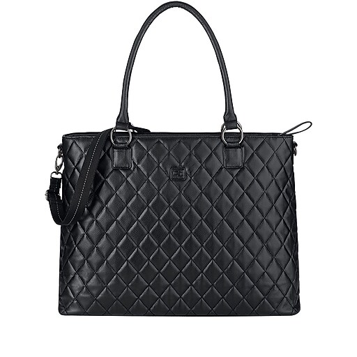 Solo New York Urban Waldorf Vinyl Tote Bag, Black (CLA852-4) | Staples
