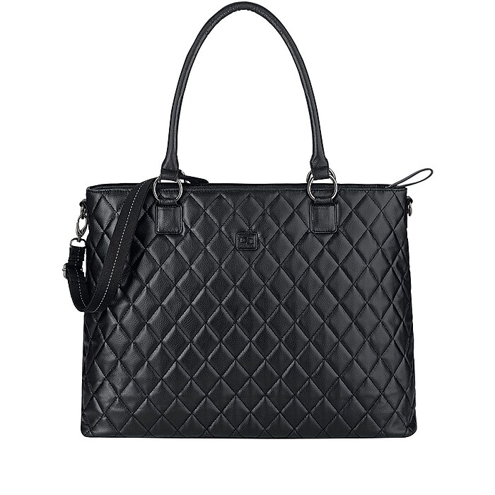 Solo New York Urban Waldorf Vinyl Tote Bag, Black (CLA852-4