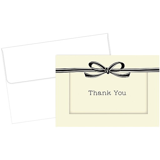 Great Papers Luxe Thank You Note Card 4 875 X 3 375 50 Count 
