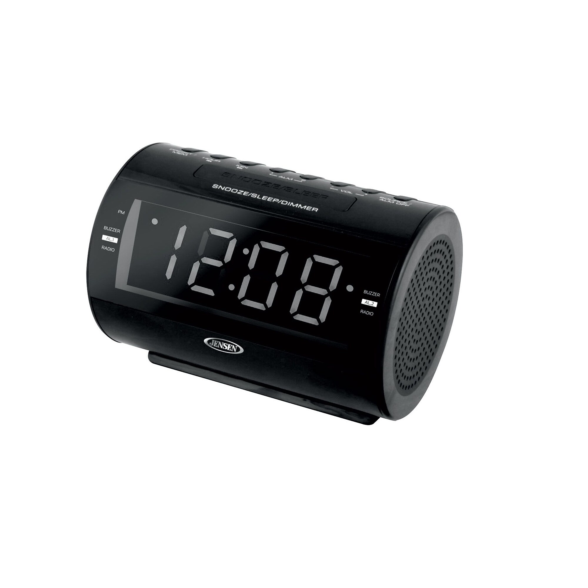 Jensen JCR-210 AM/FM Dual Alarm Clock Radio with Nature Sounds, Black (JCR-210) Sansujyuku sansujyuku.com