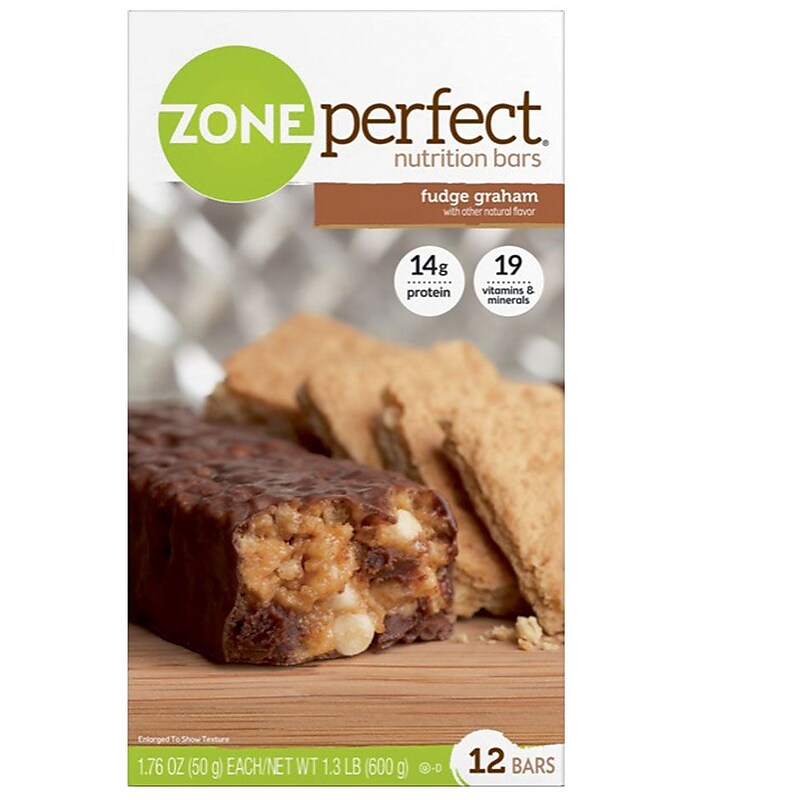 ZonePerfecrt Fudge Graham Nutrition Bar, 1.76 oz., 12 Bars/Box (EAS63259) image 1