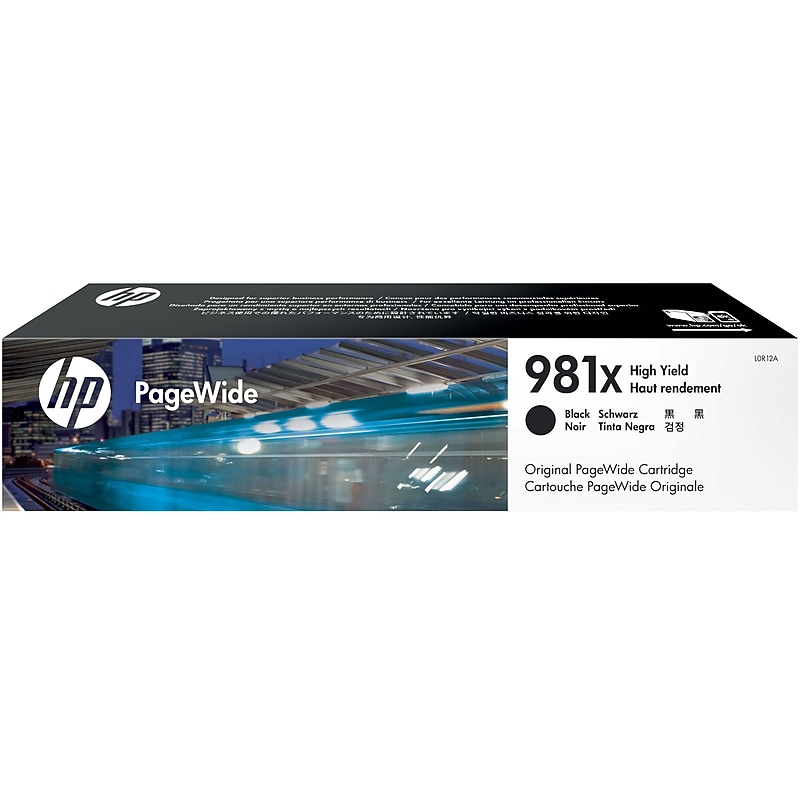 HP 981X Black High Yield Ink Cartridge, Prints Up to 11,000 pages (L0R12A) image 1