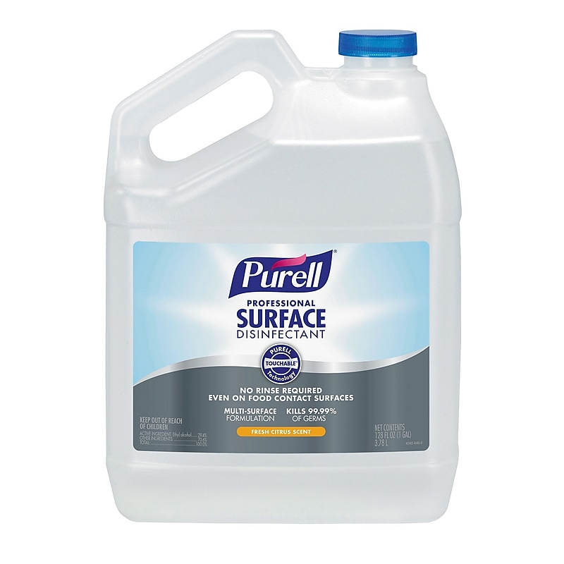 PURELL Professional Surface Disinfectant Refill, Fresh Citrus Scent, 1 Gallon (4342-04) image 1