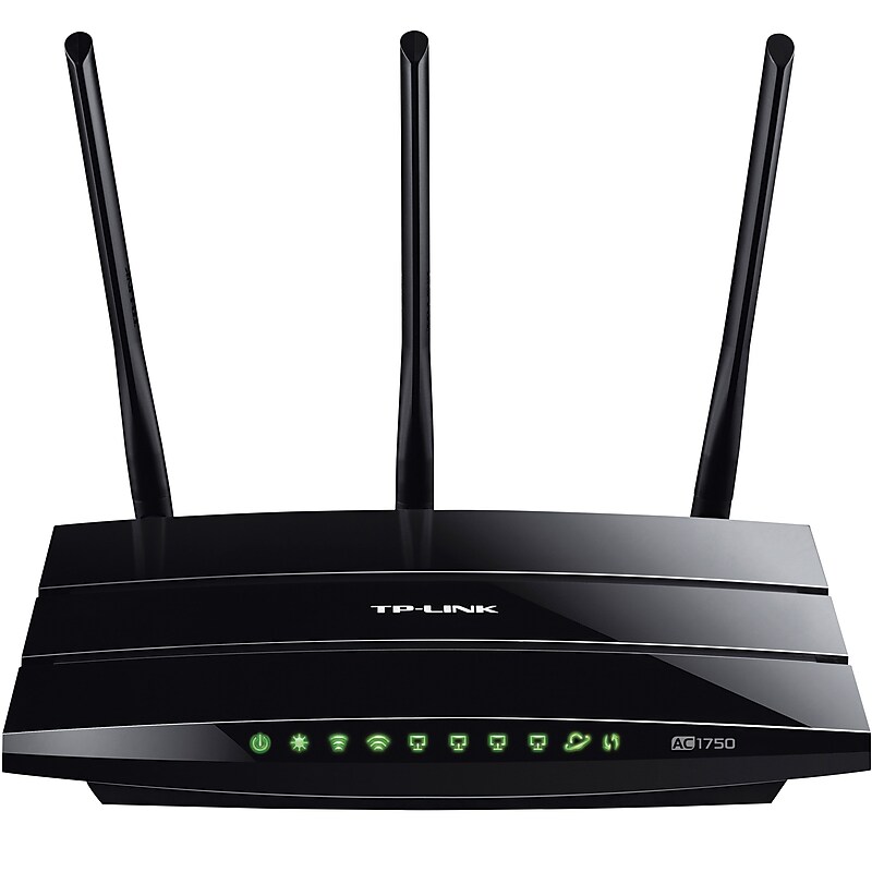 TP-LINK Archer C7 AC1750 Dual Band WiFi 5 Gaming Router, Black (ARCHER C7) image 1
