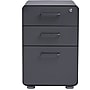 Poppin Stow 3 Drawer Vertical File, Charcoal, Letter/Legal, 15.75''W (103536)~#|#~s1017031_sc7