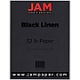 JAM Paper 30% Recycled Matte 8.5" x 11" Color Copy Paper, 32 lbs., Black Linen, 50 Sheets/Pack (11130)~#|#~s1017446_sc7
