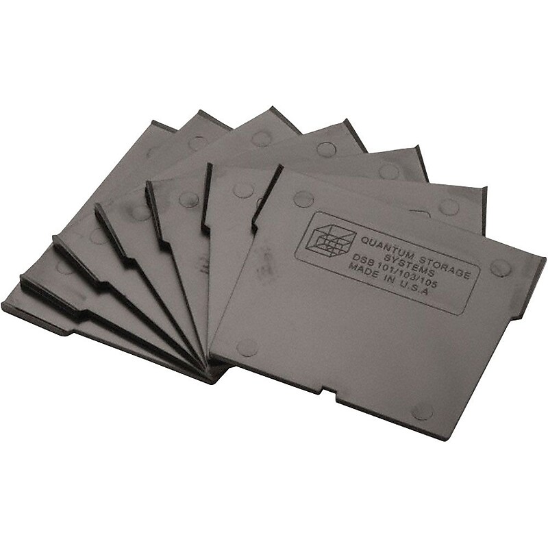 Quantum Storage Systems Dividers For Shelf Bins, 4 1/8" Width, 50/Ct (Dsb101/103/105) image 1