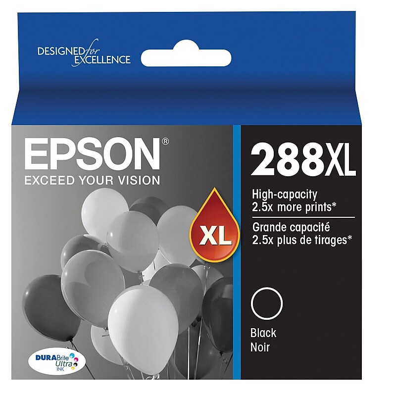 Epson T288XL Black High Yield Ink Cartridge   (T288XL120-S) image 1