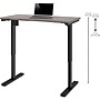 Bestar Pro-Linea 28 - 45'' Electric Height-Adjustable Table, Bark Grey (65857-47)~#|#~s1019316_sc7