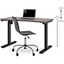 Bestar Pro-Linea 28 - 45'' Electric Height-Adjustable Table, Bark Grey (65857-47)~#|#~s1019317_sc7