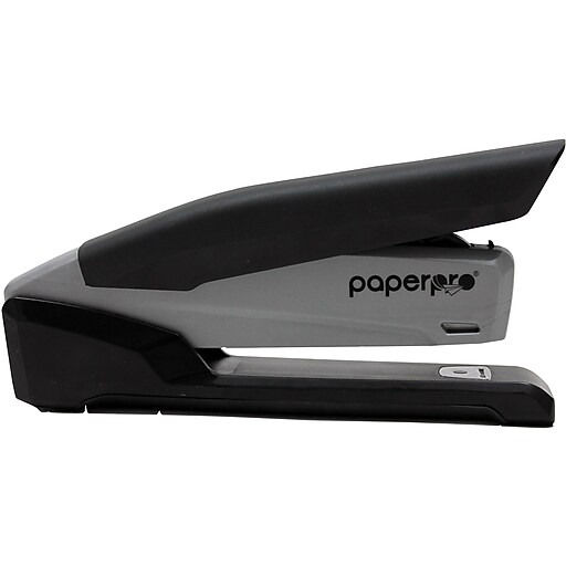 PaperPro® Desktop Stapler, 1/4" Staples, Black/Grey (PPR1100) Staples