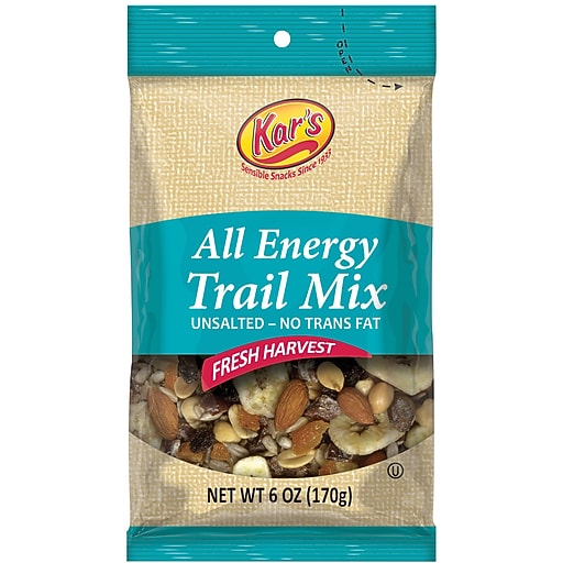 Kar's Fresh Harvest All Energy Trail Mix 6 oz. 12 ct. at Staples