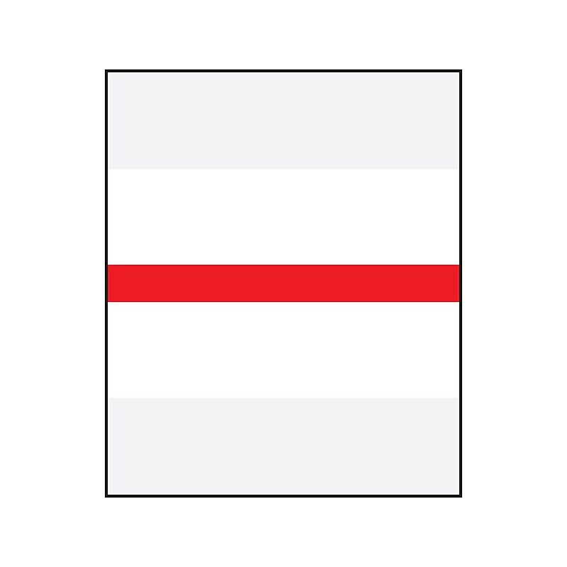 Medical Arts Press Write-On or Type-On Divider Tabs, Red, 50/Pack (30253) image 1
