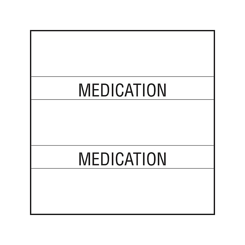 Medical Arts Press® Large Chart Divider Tabs, Medication, White image 1