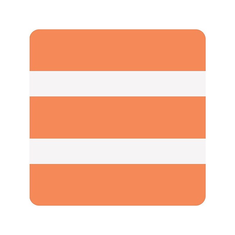 Medical Arts Press® Large Write-On Chart Divider Tabs, Orange image 1
