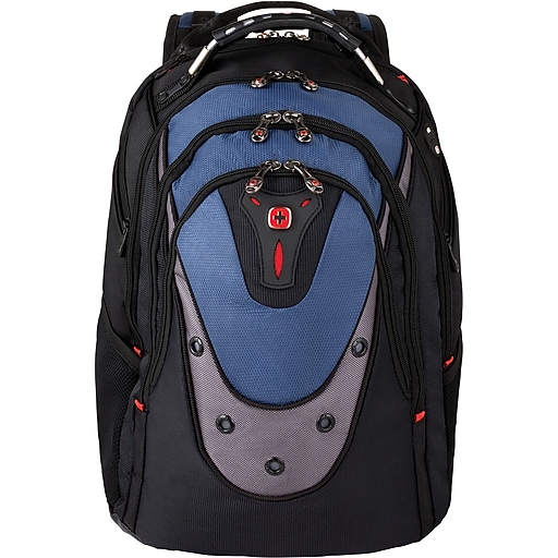 SwissGear® Ibex Blue/Black Laptop Backpack (GA731606F00) Staples
