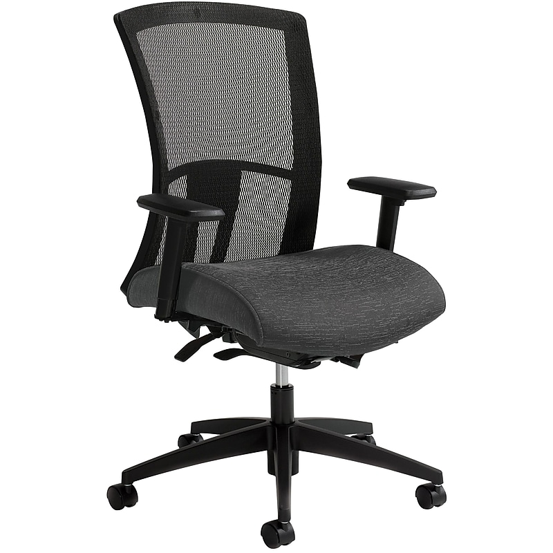 Global Vion Mesh High Back Weight Sensing Synchro - Tilter Task Back, Granite Rock (6321-8-UR20) image 1