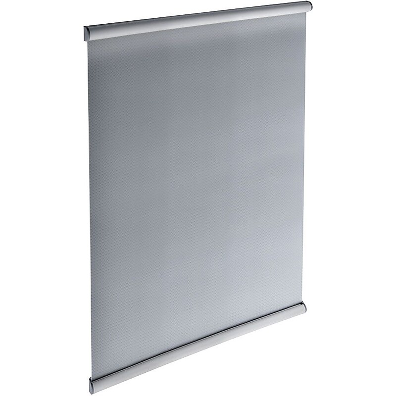 Azar Sign Holder, 8.7" x 11.39", Wall Mounted, Gray, Metal, 10/Pack (300198) image 1