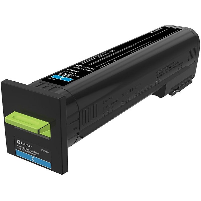 Lexmark 82 Cyan Extra High Yield Toner Cartridge image 1