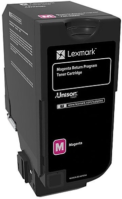 Lexmark 74 Magenta Standard Yield, Return Program Toner Cartridge (74C10M0) Sansujyuku sansujyuku.com