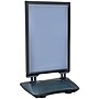 Azar Sign Holder, 26" x 43", Vertical, Freestanding, Black, Acrylic (300249)~#|#~s1023873_sc7
