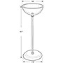 Azar 16" Diameter Single Bowl Floor Display (700956)~#|#~s1023969_sc7