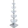 Azar Five-Tier Cascading Bowl Floor Display, Clear (750050)~#|#~s1023994_sc7
