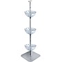 Azar Three-Tiered 12"W Bowl Floor Display, Clear (751203)~#|#~s1023995_sc7
