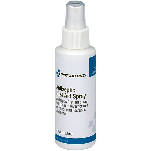 First Aid Only 0.1 Benzalkonium Chloride Antiseptic Spray, 4 Fl. oz