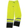 Ergodyne GloWear 8915BK Rain Pants, Lime, 4XL (25428)~#|#~s1025743_sc7